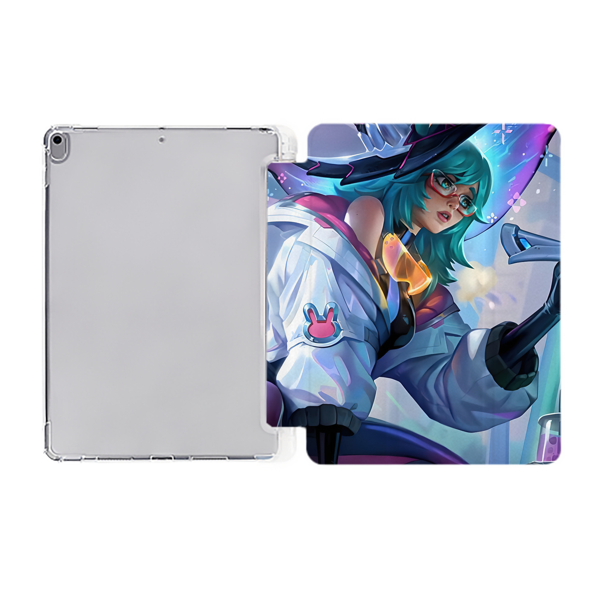 （画像用） リーグ・オブ・レジェンド League of Legends LOL IPad ケース ペン収納付き 三つ折りスタンド PUレザー×シリコン 対応機種9.5/10.5/10.9インチ